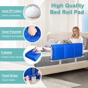 NEAUDE Bedding Bed Rail Covers For Hospital Bed Elderly Adults — free download